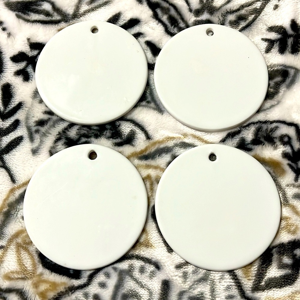 Blank Ceramic Ornaments Create Your Own Custom Ornaments